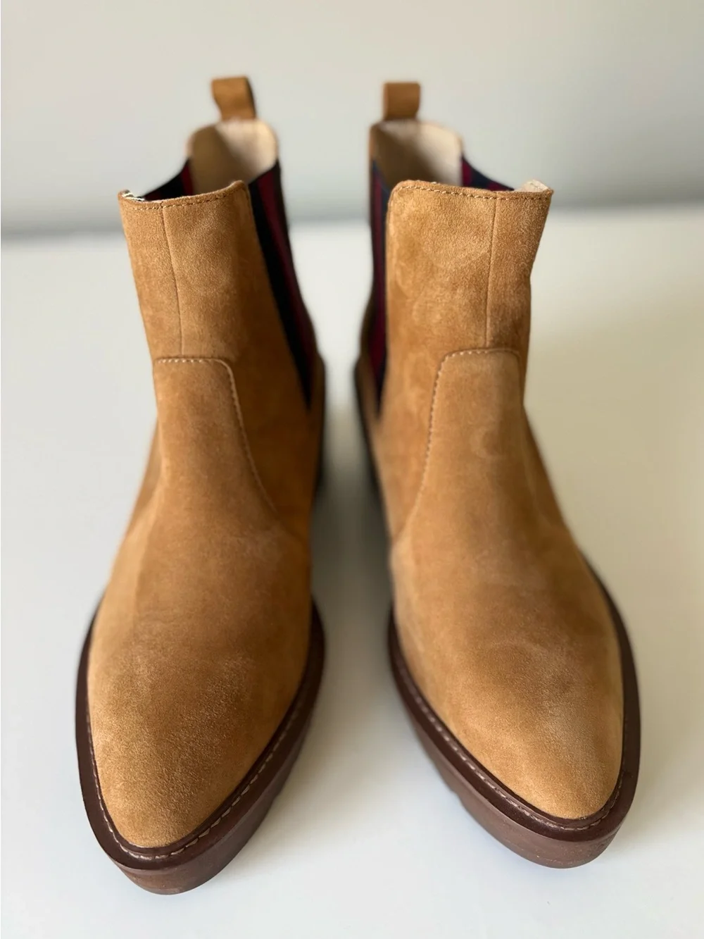 Cecelia New York Gemma Suede Wedge Boots 8.5